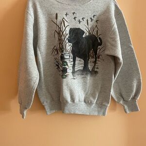 Vintage Dog Crew Neck Sweater
